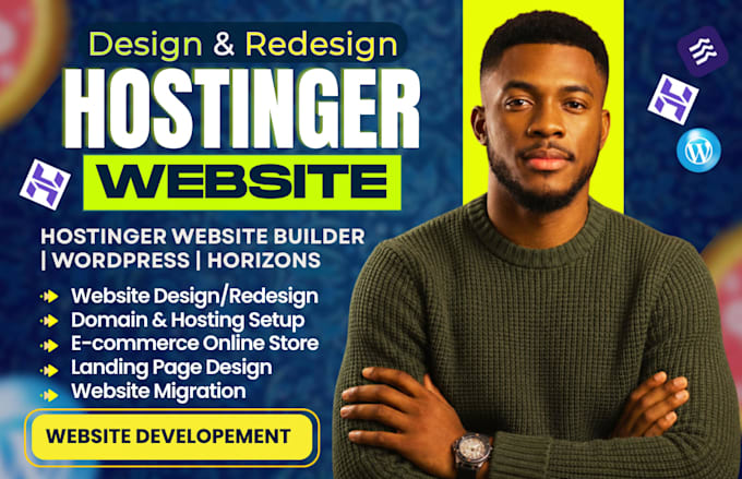 hostinger website design, hostinger wordpress website hostinger horizons website