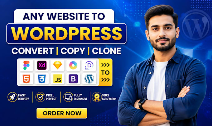 copy clone convert hostinger ai, replit, durable, lovable or wix to wordpress