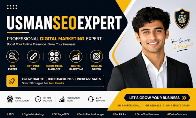 do SEO,backlinks, off page , and digital marketing ads