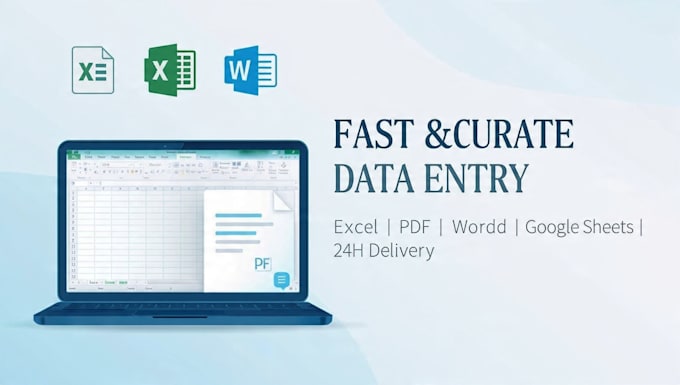 do professional data entry, PDF to excel, HTML and CSS work