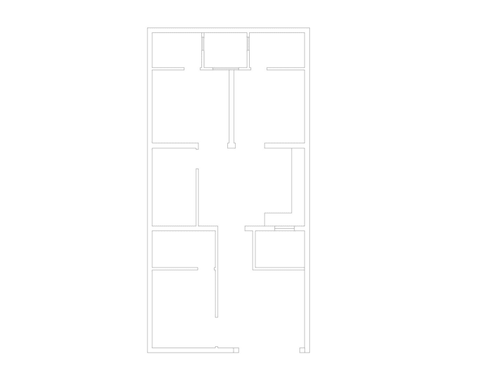 draw 2d floor plan and 3d house elevation in autocad
