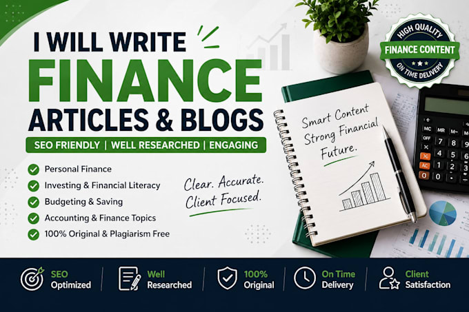 write engaging finance blogs