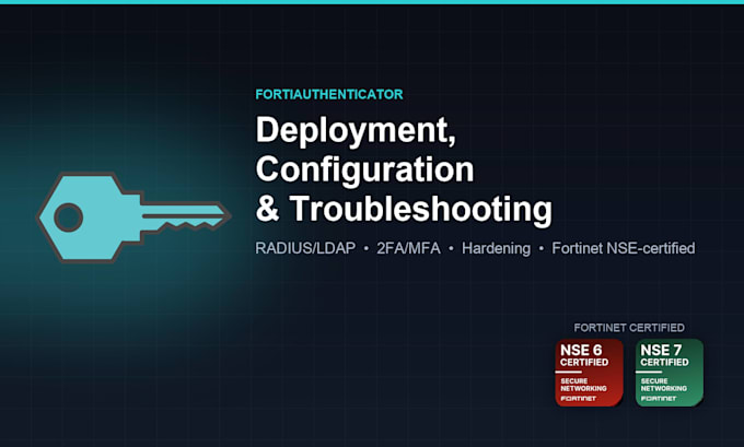 deploy, configure and troubleshoot your fortiauthenticator