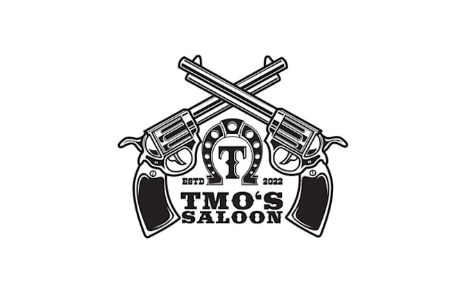 design unique modern classic saloon logo