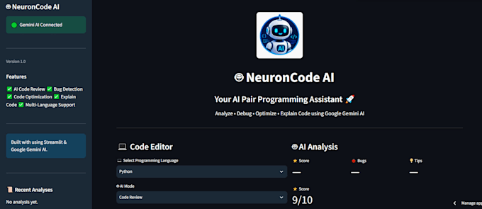 build ai web apps with python and gemini API