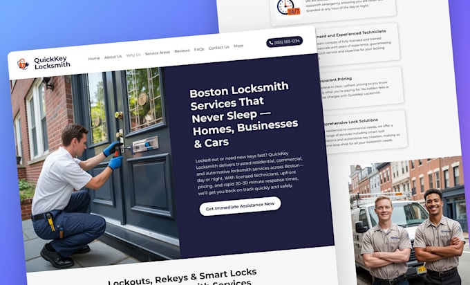 build locksmith website locksmith garage website door key locksmith website