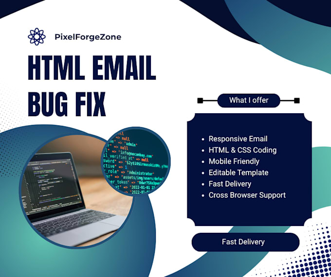fix HTML email template issues