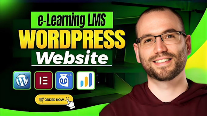 build responsive wordpress lms website with learndash, tutor lms and learnpress