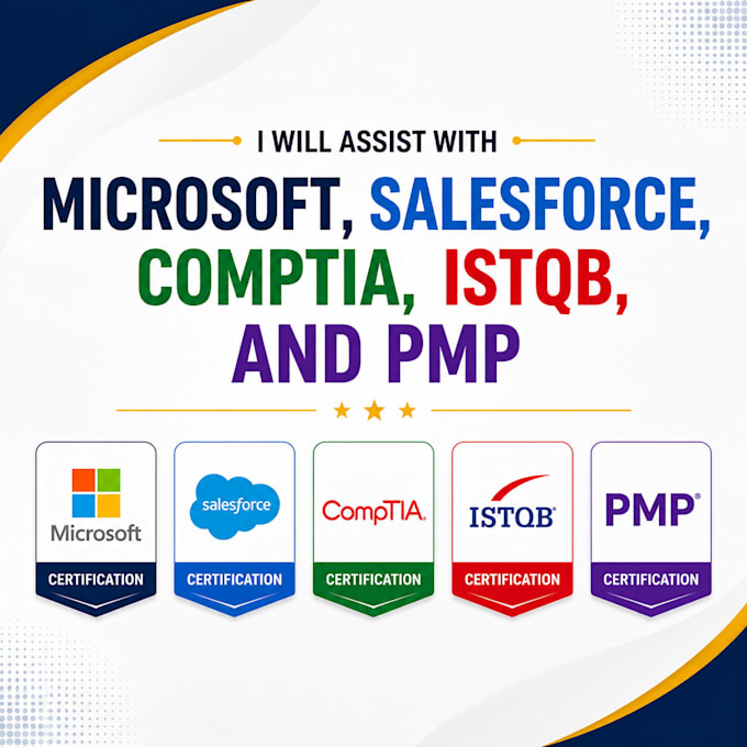 do all comptia ,pmp, cisco and all certification and voucher