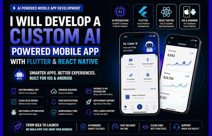 fix build mobile app development with flutter react native dart ios android app
