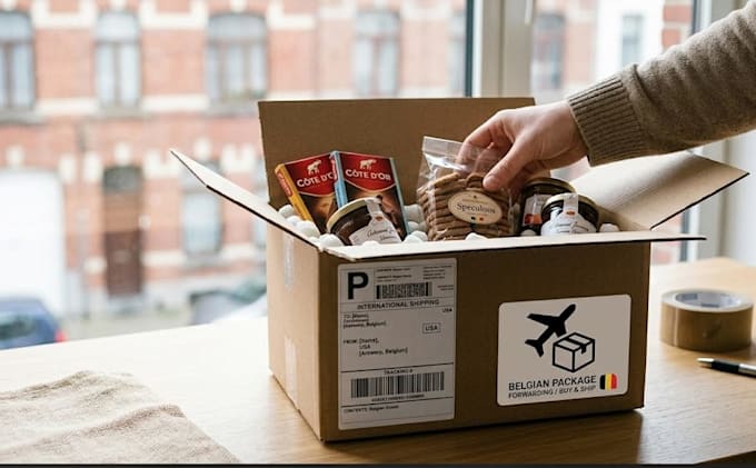 be your personal shopper and forward packages from belgium