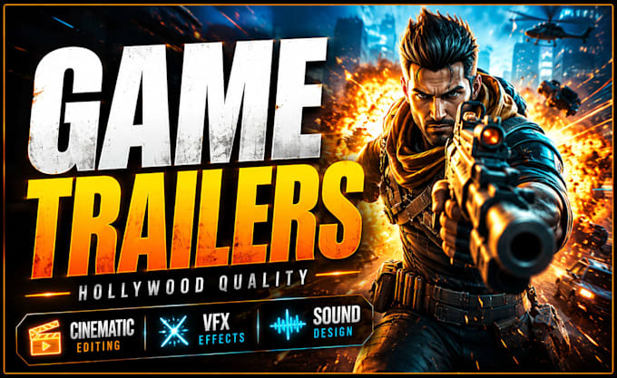 create a cinematic game trailer with epic editing