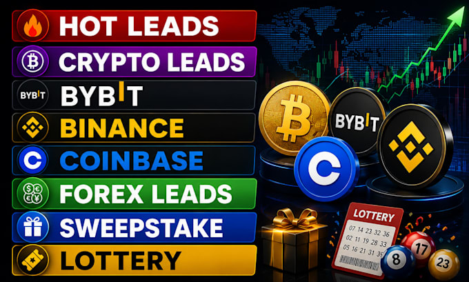 hot crypto leads, forex leads, mlm leads, crypto emails, depositor leads