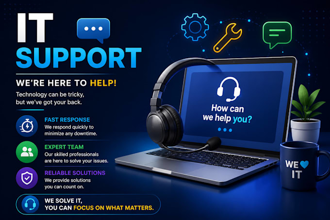 be your remote IT technical support and computer assistant