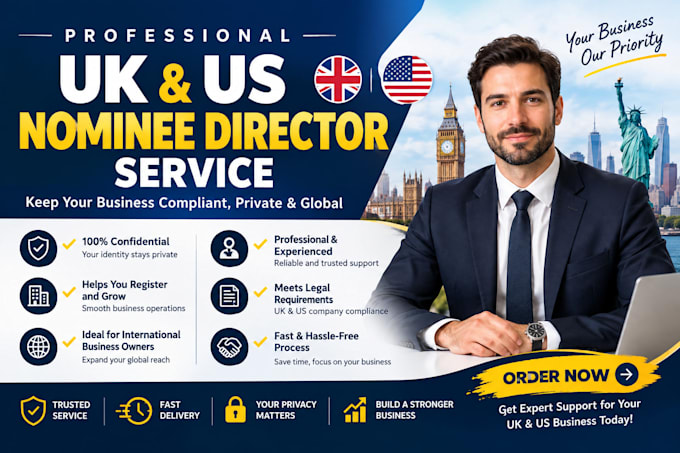 provide a professional UK US nominee director service