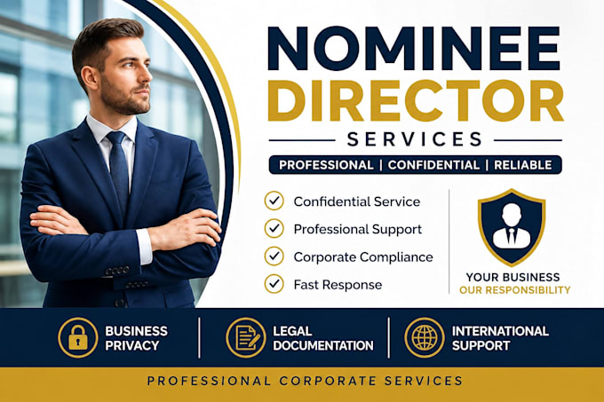 provide a professional uk us nominee director service