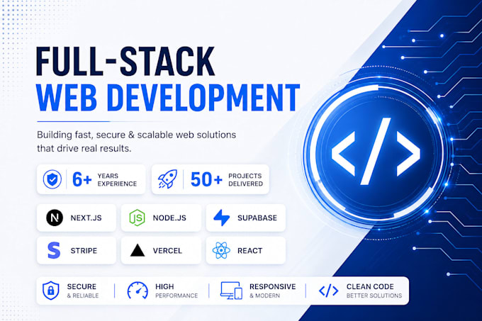 do full stack website development using react, PHP and node
