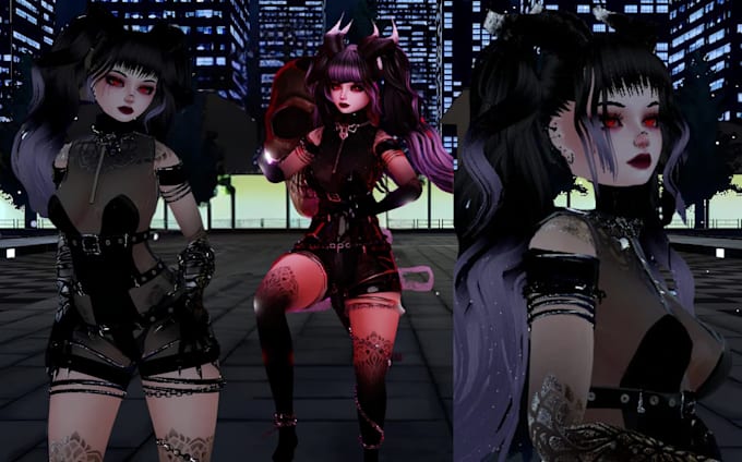 customize, fix, convert booth vrchat avatar, vrm model, vrc avatar, furry avatar