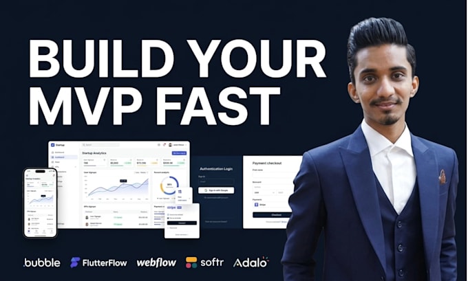 build bubble flutterflow webflow softr and adalo mvp apps
