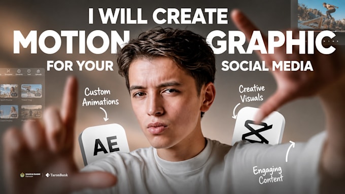 make the motion graphic for your social media
