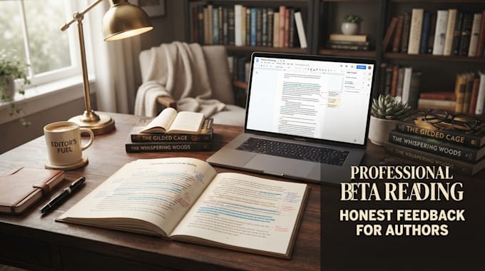 beta reading services and book transcription in PDF