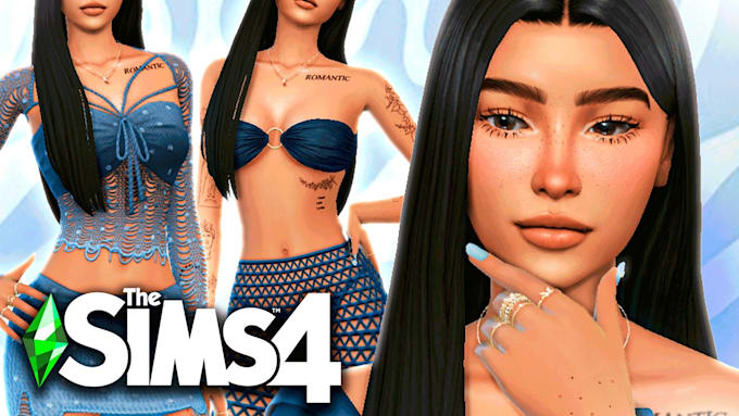 create unique custom sims for sim 4 unique sims, and design cc mods, the sim