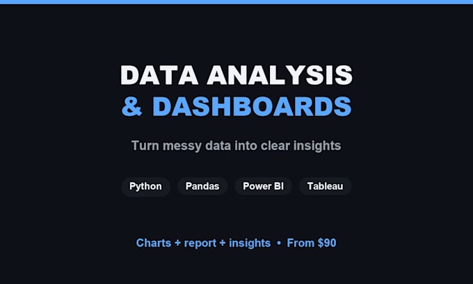 do data analysis and build interactive dashboards in python