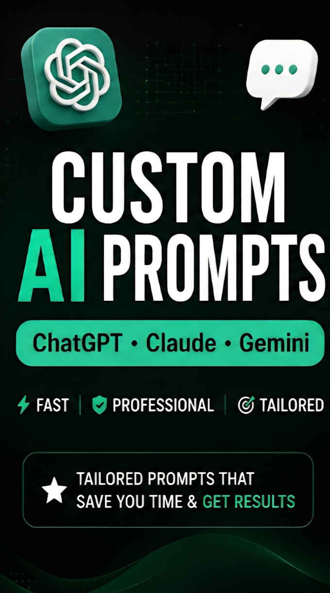 create custom ai prompts for any purpose