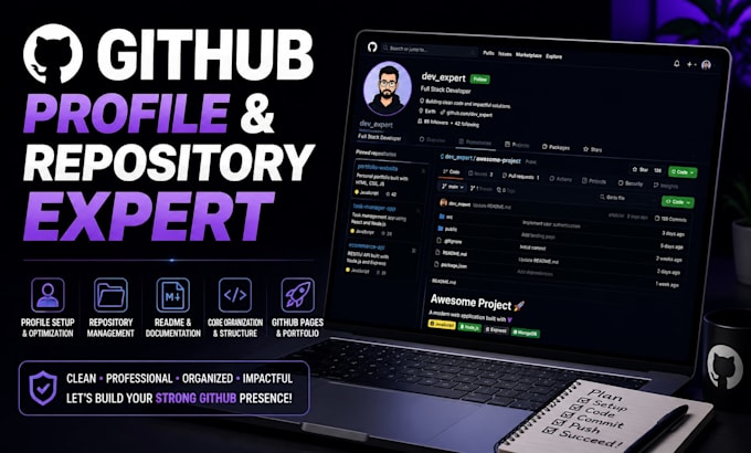 promote your github, linkedin repository to increase visibility