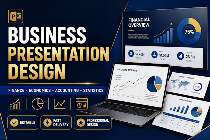 business, finance and economics presentations