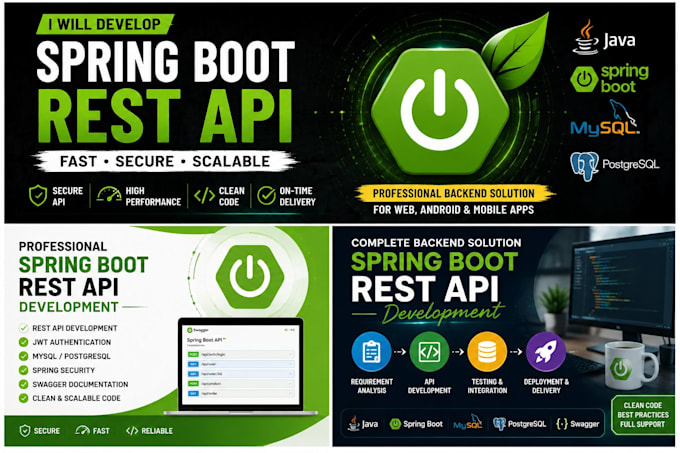 build a secure rest API with java spring boot