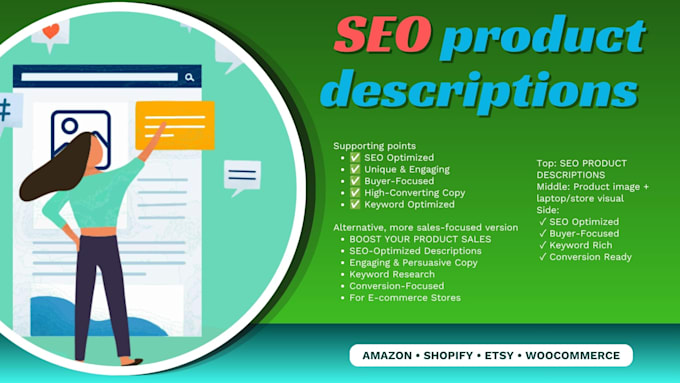 write SEO product descriptions that increase sales