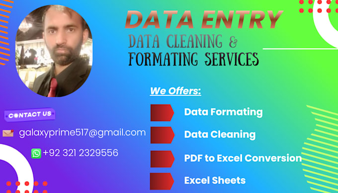 do data entry data cleaning and data formatting