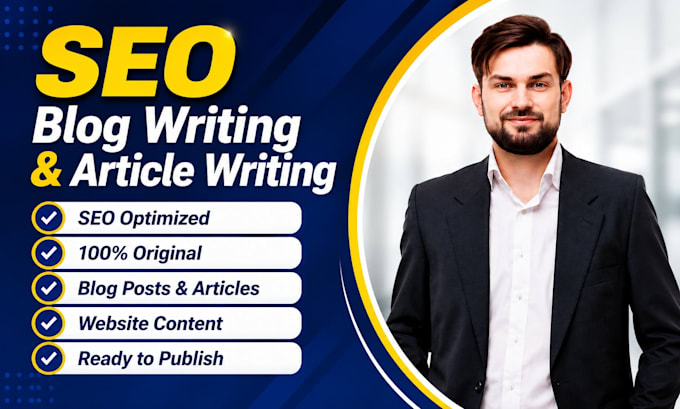 do SEO blog writing, article writing, and website content