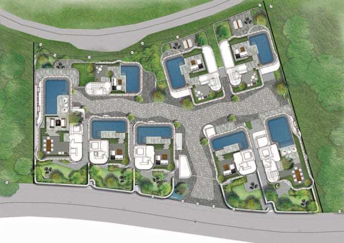 draw plot plan, 2d site plan property plan from google map