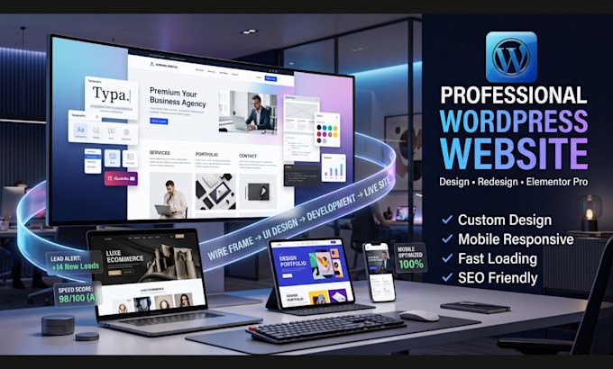design redesign your outdated wordpress website using elementor pro website deve