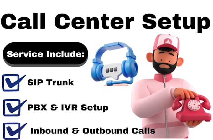 do 3cx center setup sip trunk inbound and outbound ivr configuration