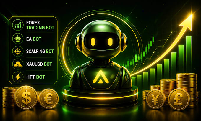 build automated forex trading bot, ea bot, scalping bot, xauusd bot, hft bot