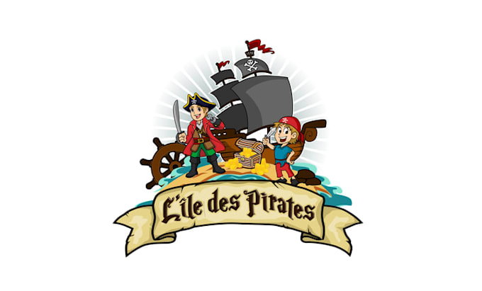 design professional pirates theme logo