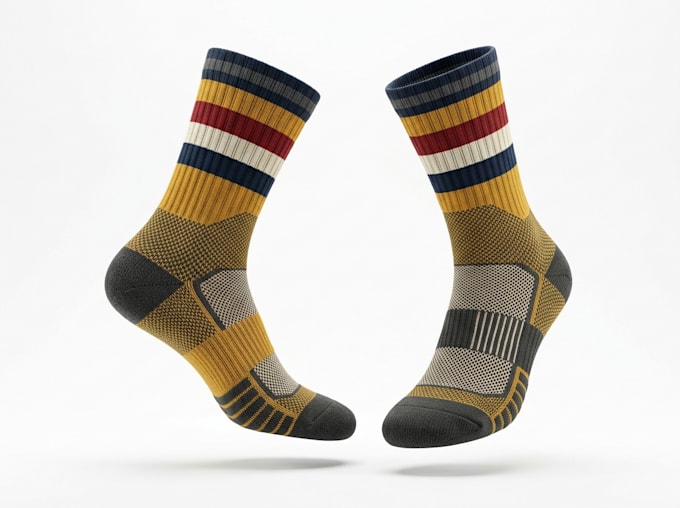 render 3d socks design, 3d socks model, 3d socks rendering, 3d product mockup