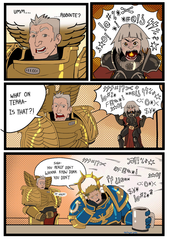 warhammer40k comic and art