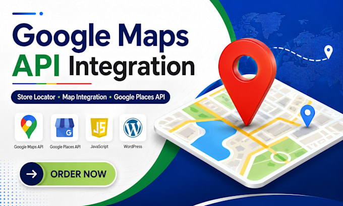 do google maps API, store locator, map integration, data scraping, javascript