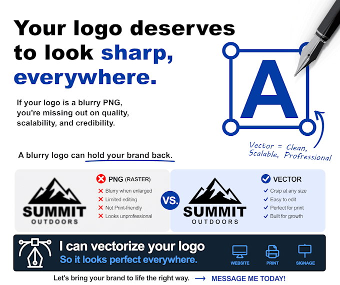 vectorize your png logo