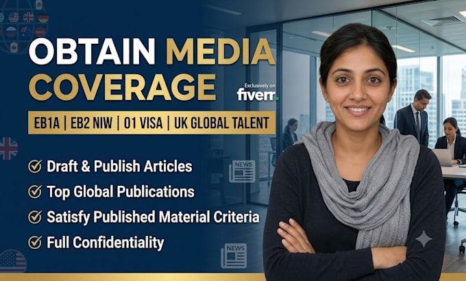 media feature for eb1a, o1, and UK global talent