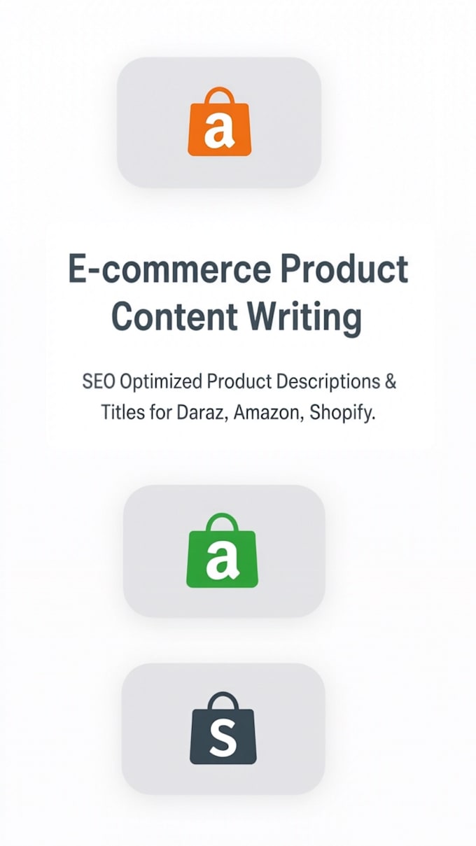 write SEO product descript amazon daraz shopify etsy