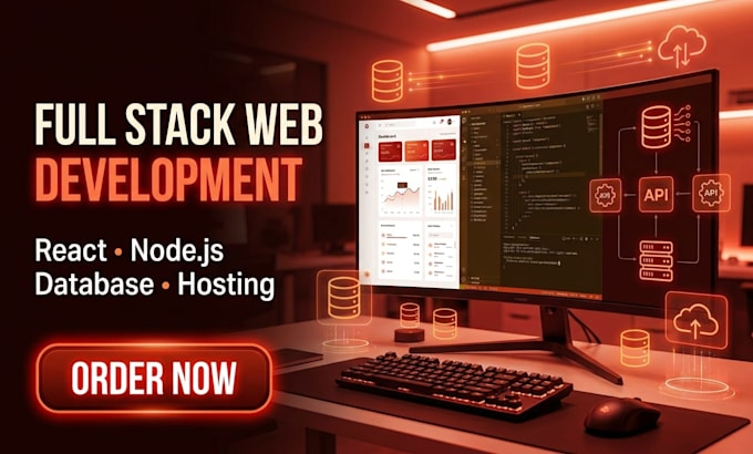 build your full stack website frontend backend and hosting setup