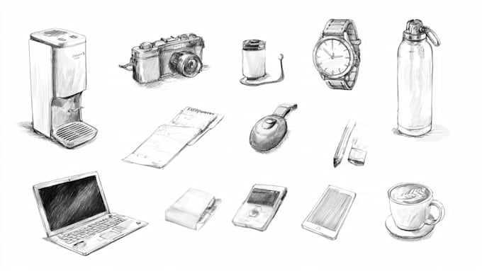 sketch a product design idea
