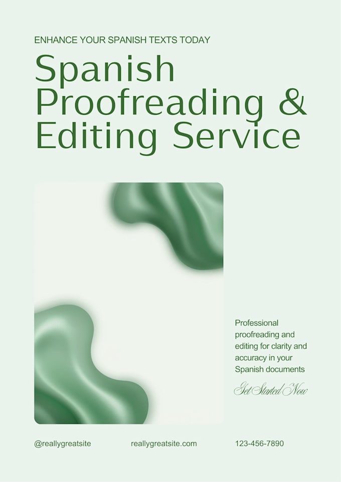 proofread and edit your spanish texts