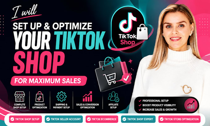setup and optimize your tiktok shop for sales
