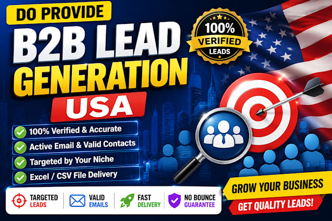provide targeted b2b lead generation in the USA